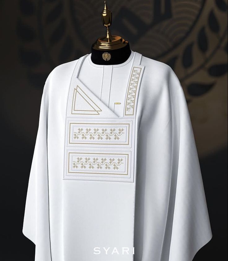 Custom White Agbada